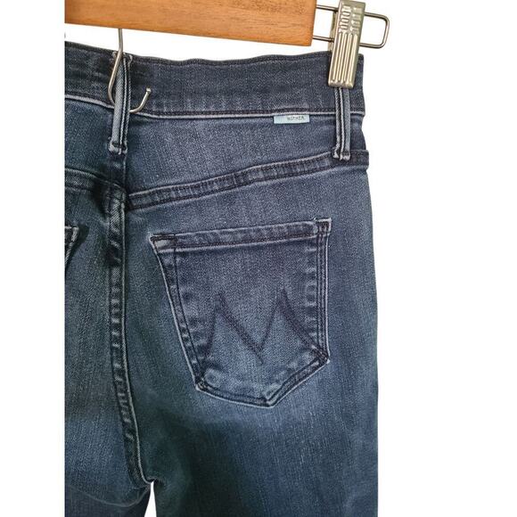 Mother Denim Stunner Zip Fly Ankle Step Fray in A Trip Down Memory Lane Size 24 - Picture 7 of 9